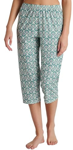 CALIDA Favourites 3/4-Pants Damen, aus Bio Baumwolle, atmungsaktiv, elastischer Hosenbund Bristol Blue 36-38