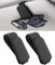Flaconi 2 Packungen Brillenhalter für Auto,Sonnenbrillenhalter Auto,Brillenhalterung Auto,Brillenhalter Auto Sonnenblende,Universal Leder Auto Brillenhalter Sonnenbrillen Halterung für Auto
