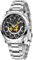 Pagani Design 1788 GMT Automatikuhren für Herren, hochwertiges NH34 GMT-Uhrwerk, Edelstahlarmband, 100 m wasserdicht, luxuriöse modische Herrenuhren mit zwei Zeitzonen, Schwarz