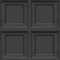 Beswitory 3D Effect Wood Panelling Lattice Contour Wallpaper Retro Panel Effect Wallpaper Tartan Paneled Wallpapers for Adults Kids Bedroom Living Room Hallway Stairs Lounge Black