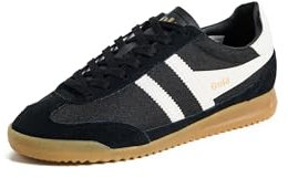 Gola Unisex Tornado Sneaker, Black/Off White, 41 EU