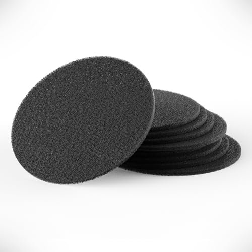 Mtutu 10 Filtri a Carbone Attivo 35ppi – Filtro Universale Tondo da 155mm – Ricambio Antiodore e Antigrasso per Cappe Aspiranti a Ricircolo – Accessorio per Cappe Portatili Compatte