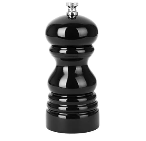 nisbets limited DN651 Pepper Grinder, Hevea, Black | Delivers a consistent grind with a durable, non-corrosive mechanism built for busy commercial table service.