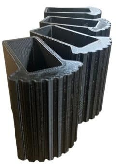 4 Stück: Leiterschuhe, 50 x 22 mm, Länge 60 mm, Material: TPU: rutschhemmend, UV-beständig.