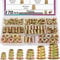 Taiss 170PCS Einschraubmutter Kits, 6 Größen M4/M5/M6/M8 Einschlagmuttern, gewindeeinsatz holz, Sechskant Socket Head Schraube für Holzmöbel