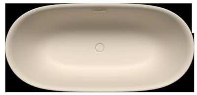 Kaldewei MEISTERSTÜCK OYO DUO Mod. 1050-4034, freistehende Badewanne, 1630x770mm, mit Überlauf, 205043530661, Farbe: warm beige 20