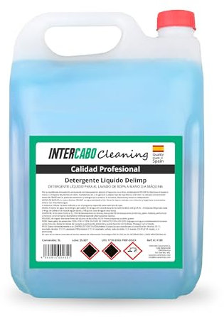 Detergente Liquido Lavadora Universal Calidad Profesional - 90 Lavados - Garrafa Detergente Liquido 5L - Detergente para lavarropa - Detergente Profesional - 5L Detergente para ropa - Jabon Ropa