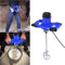 Powerful 2600W Handheld Paint and Plaster Paddle Mixer 6 Variable Speeds Electric Mortar Stirrer Agitator 590mm Length M14 Iron Spiral Rod for Cement Mortar Mixing
