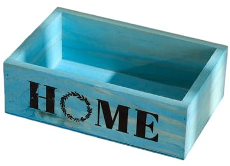 JAWSEU Pot de Fleurs en Bois Jardiniere en Bois Pots de Succulent Cactus Pot de Fleurs Rectangulaire Pots Rectangulaire Boîte de Rangement en Bois pour Petites Plantes Cactus Fleurs Cadeau