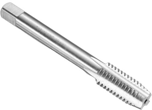 QUARKZMAN Taraud À Main 7/16-14 UNC 2B Taraud De Fond À Filetage Style Fond Acier Rapide HSS6542 Rainures Droites Outil De Taraudage