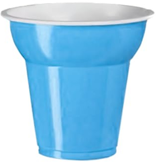 Samicash Bicchieri da Caffè, Colore Azzurro, Plastica, 80cc, Confezione da 50 Pezzi (2000)