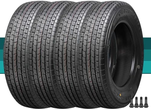 4ST 145/70R12 Winterreifen für 12 Zoll Personenkraftwagen und Leicht-SUV | 145/70 R12 Winter-Ersatz mit 145 70 12 Verstärkter Seitenwand 69Q 250 kPa Max Belastung