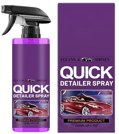 Nettoyant pour Carrosserie Spray - 120ml Effet Brillant Longue Durée | Spray brillant nettoyant extérieur | Pour Carrosserie Extérieure Voiture Camion Fourgon Moto