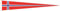 U24 Langwimpel Norwegen Fahne Flagge Wimpel 150 x 40 cm Premiumqualität