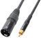 PD Connex Câble Audio Cordon XLR Mâle - RCA Mâle - 3m - Idéal pour Relier vos Enceintes de Sonorisation