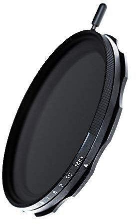 JONGSUN Filtro ND Variabile 77mm, S-Pro MRC 16 Strati Rivestimenti Nano, Più Di 10 Stop ND2-ND1000 Graduato Fader, Filter Neutro Della Telecamera