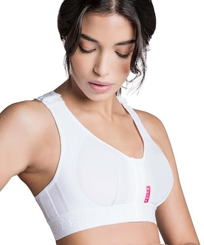 REVÉE Kompressions BH Nach Brust Op - Postoperativer BH für Additive Mastoplastik, Reduktion, Prothesenersatz, Onkoplastik, Quadrantektomie, Schwangerschafts BH, Bra Laetitia