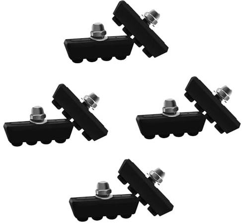 Fat-Cattie 4 Pairs Rubber V-Brake Pads,for Mountain and Road Bikes
