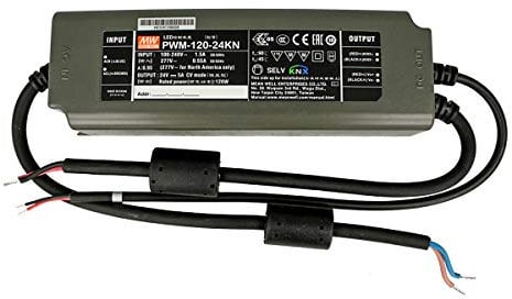 MeanWell PWM-120-24KN Trafo CV 24V 5A 120W dimmbar KNX IP67