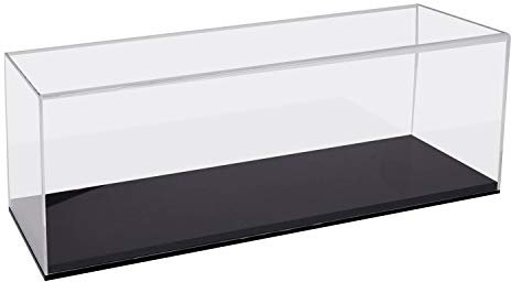 HMF 46805 Acryl Vitrine / Schaukasten für Modellautos, Figuren | 50 x 16 x 18 cm | Transparent