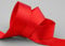 finemark 25 m x 25 mm Satinband ROT (609) doppelseitiges Schleifenband aus Satin ohne Draht weich und glänzend Geschenkband Deko Band Double face Dekoband Dekorieren Basteln