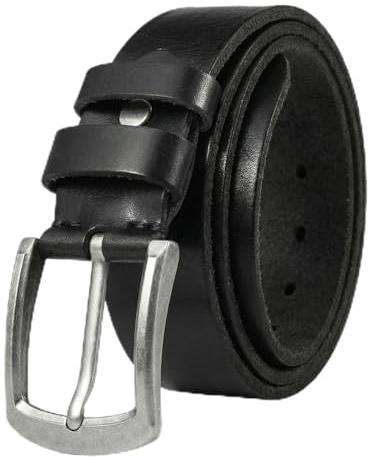 BELTER Men's Leather Belt 100% Full Grain Leather Belts for Men, Jeans Men Belt for Casual,Cowboy & Work Wear