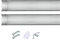 Morris 50w LED Batten Lights 6ft, 180cm, 6000k Daylight, IP20 LED Fluorescent Strip Light Fitting for Ceiling of Home & Office, Workshop & Garage Lighting, Pack of 2