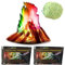 Mystical Fire 2 Packungen Feuerfarben Pulver Bunte Flamme Lagerfeuerkamin Feuer Farbwechsel Pulver Lagerfeuer Kamin Feuerstellen Holzbrenner