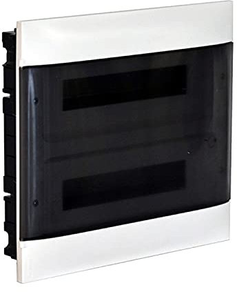 Legrand Tableau électrique encastrable Practibox S 135052 avec porte transparente 24 modules