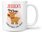 TeHe Gifts Personalised Children's Rudolf The Red Nose Reindeer Christmas Eve Kids Mug
