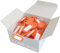 WEDO 262811806 Schlüsselanhänger zum Beschriften | orange | 100 Stück | mit Ring