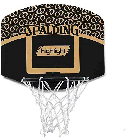 Spalding 79-014J Basketball Micro Mini Gold Highlight Basketballkorb