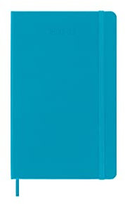 Moleskine - Weekly Planner 18 Months 2022-2023, Weekly Planner With Hard Cover And Elastic Closure, Size Large,13 x 21 cm, Color Blue