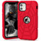 Grifobes Case for iPhone 12, Phone case iPhone 12 Pro for Boys, Thick Silicone 3-in-1, Heavy Duty Shockproof Rugged Rubber Protective Apple iPhone 6.1 inch 2020 Cover for Kids Children Men, Red+Black