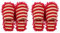 Cabilock Cleaning Mop 2 Paar Super Küche Wohnheim Shop Schuhe - Person Rot Werkzeug Multifunktions Gebrauch Schuh Abstauben Mikrofaser von Gerätehaus Bodenplatte
