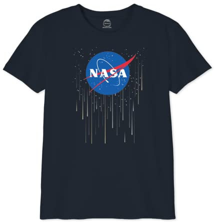 Nasa Jungen Bonasadts084 T-Shirt, Marineblau, 8 Jahre