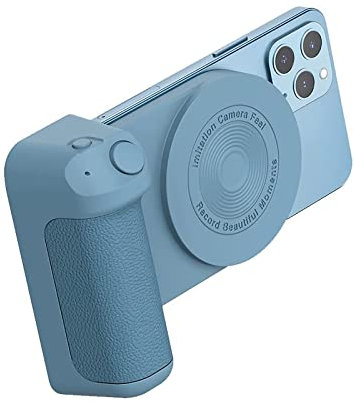 Magnetic Camera Handle Bluetooth Bracket, Magnetic Phone Camera Grip, 3 in-1 Smartphone Selfie Grip Bluetooth Stabilizer Mount for Selfie Lovers
