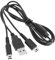 YINETTECH 2 STK. USB-Ladekabel Kabel Ersatz Kompatibel mit Nintendo 3DS/3DS XL/2DS/DSi/DSi XL/neuem 3DS 2-in-1-Ladekabel
