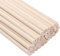 DOITEM 50 Stück unbehandelte Naturholz-Dübelstangen Hartholzstäbchen für Handwerk und Heimwerker (150 mm x 5 mm)