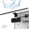 Aigostar 8W LED Picture Lights for Wall 40CM Mirror Lights 4000K Wireless Vanity Lights with IP44 Waterproof 560LM Black Picture Light Suitable for Bathroom Cabinets Vanity Photo Black Frosted