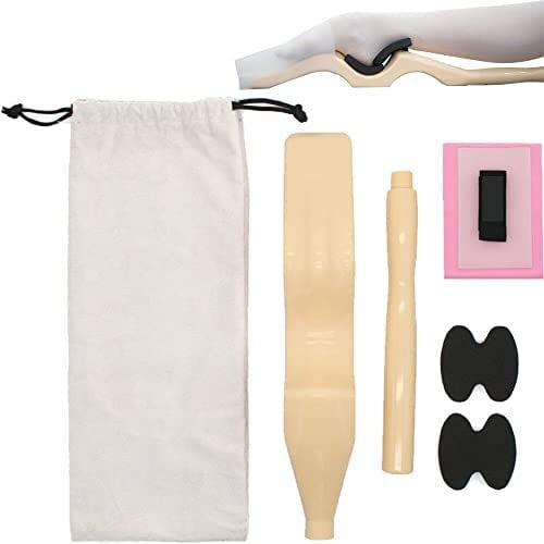 Dinntty Ballett-Fußdehner-Set mit Tasche, professioneller Tänzer, Fußdehner zur Verbesserung des Fußgewölbes für Tänzer, Gymnastik, Yoga