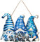 Bencailor Winter-Türdekoration, Winter-Türschild, Weihnachtswichtel, Schild für Veranda, Haus, Hof, drinnen und draußen (Winterzwerg)