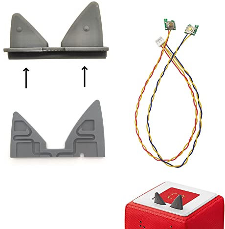 1 set outer ear, inner ear, cable Alternative Ersatz Kabel Enthalten elektronische Tasten (Kable) for Tonies Toniebox (Original grau)