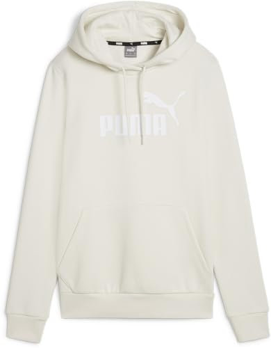 PUMA Damen Logo Hoodie FL (S) Sweat, Vapor Grey, M EU