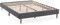 HOMN LIVING Sommier tapissier Eris 160x200 cm Gris Foncé, Hauteur 30 cm