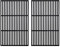 Gimisgu 2x Gusseisen Grillrost, Emailliert Gussrost, Rechteck Gussrost Emailliert Grillgitter Grill, Zubehör für BBQ, Gasgrill, Holzkohlegrill und vieles, für Gasgrill, Holzkohlegrill -60x40 cm