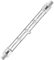 Candelastika - 2er-Pack Halogenstab 240 Watt R7s 118mm 827 warmweiß dimmbar 220-240V 2700K ersetzt 300W / Halogen/Halogen Leuchtmittel/Halogenstab/Halogenstab R7s / Halogen R7s