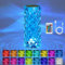 VoMii 1 Pack Crystal Table Lamp (Touch & Remote), RGB 16 Colors Changing Lamp, Rechargeable Crystal Lamp, Rose Diamond Night Light, for Bedroom/Party/Dinner/Decoration