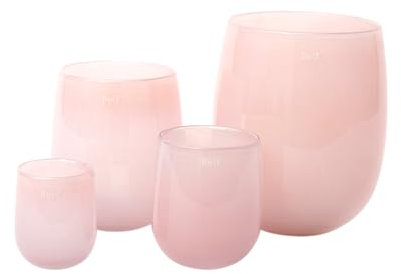 Dutz collection DutZ Barrel oldrose | H 32 cm D 27 cm | mundgeblasenes Glas | Windlicht, Vase, Übertopf, 1530176