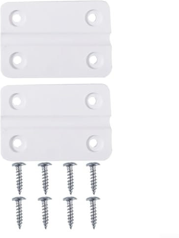 2pcs Plastic Replacement Hinges with 8 Stainless Screws for Igloo Coolers Replacement Part